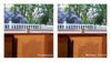 Two images of a book demonstrating blurry words caused by hyperopia versus normal vision.